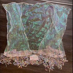 Holographic kimono hand made new with tags